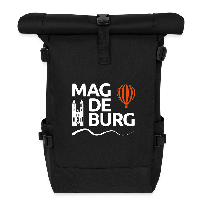 Rolltop Rucksack - Schwarz