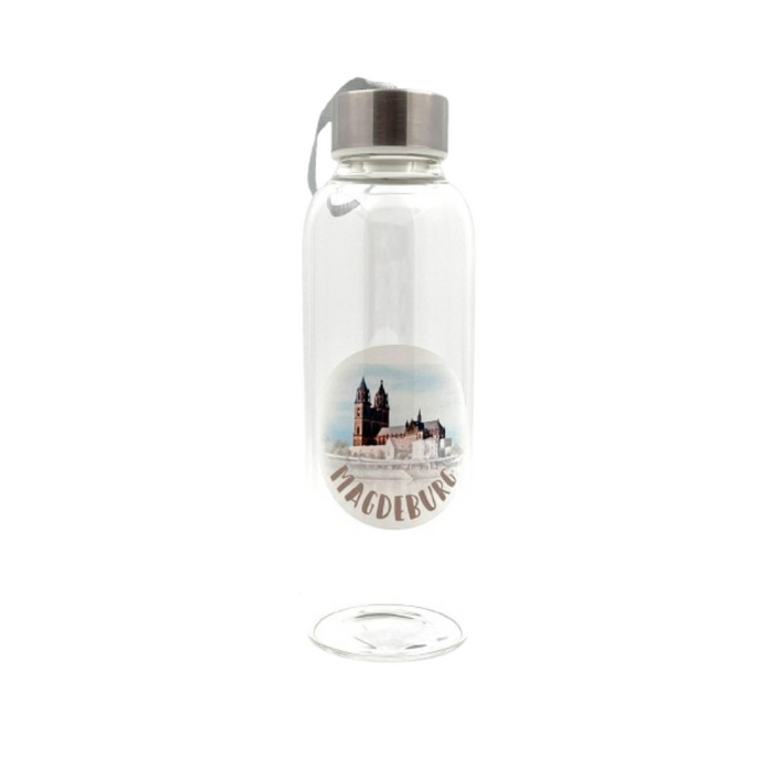 Glasflasche mit Foto