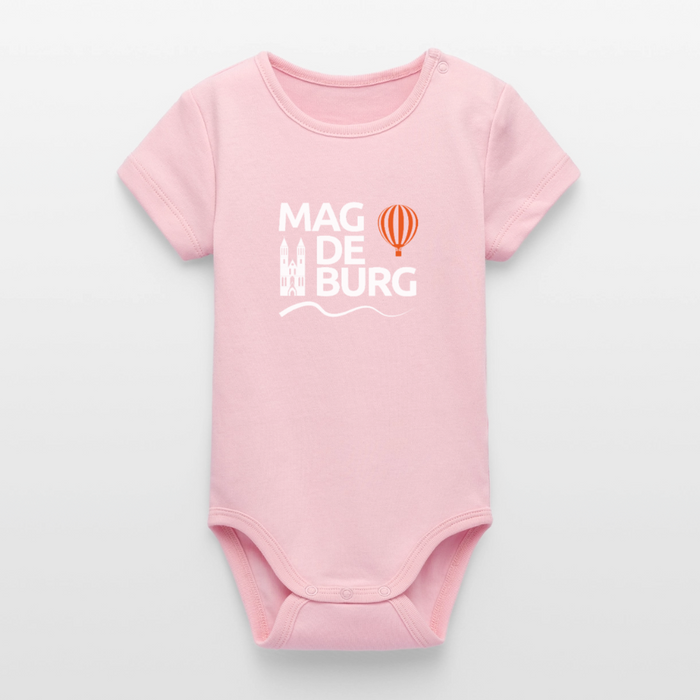Organic Kurzarm-Babybody von Stanley/Stella - Hellrosa