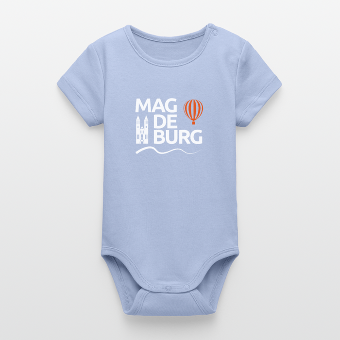 Organic Kurzarm-Babybody von Stanley/Stella - Sky