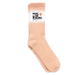 Farbige Tennissocken - Weiß/Pfirsich