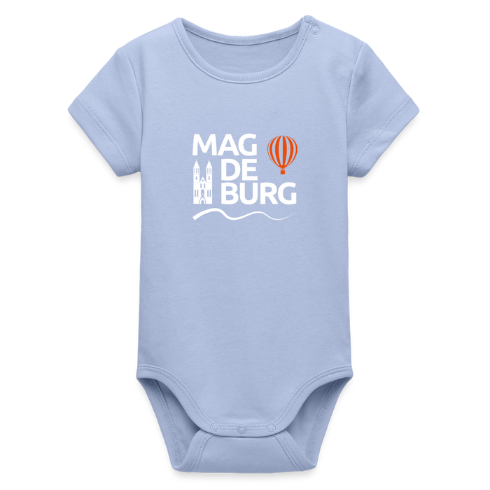 Organic Kurzarm-Babybody von Stanley/Stella - Sky
