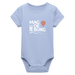 Organic Kurzarm-Babybody von Stanley/Stella - Sky