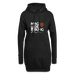 Hoodie-Kleid - Schwarz