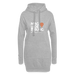 Hoodie-Kleid - Grau meliert