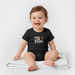 Organic Kurzarm-Babybody von Stanley/Stella - Schwarz