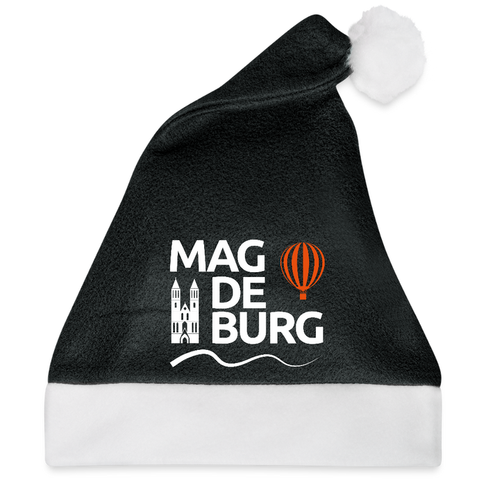 Weihnachtsmütze - Schwarz/Weiß