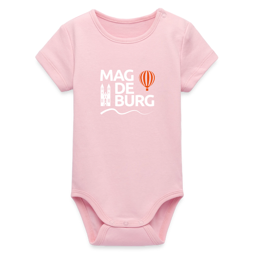 Organic Kurzarm-Babybody von Stanley/Stella - Hellrosa