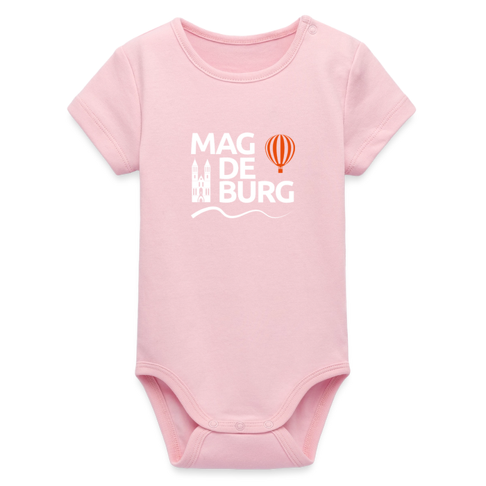 Organic Kurzarm-Babybody von Stanley/Stella - Hellrosa