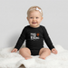 Baby Organic Langarmbody - Schwarz