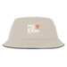 Kinder Bucket Hat - Natur/Navy