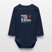 Baby Organic Langarmbody - Navy