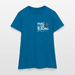 Frauen T-Shirt - Antikblaues Saphir meliert