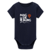 Organic Kurzarm-Babybody von Stanley/Stella - Navy