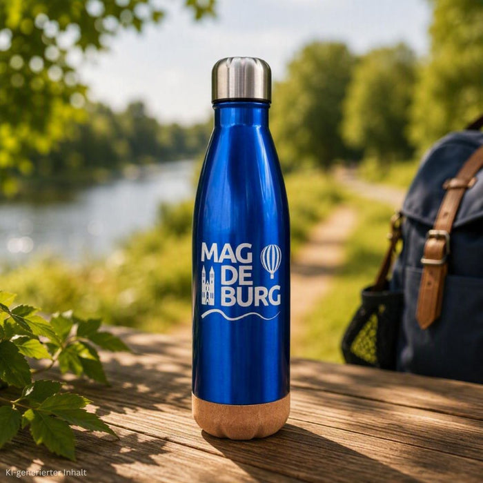 MagdeFlasche Edelstahl