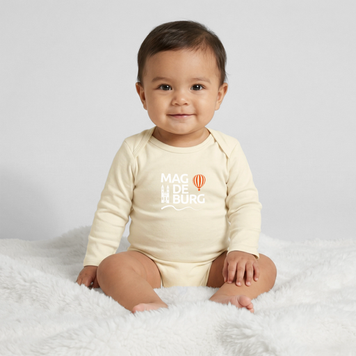 Baby Organic Langarmbody - Natur