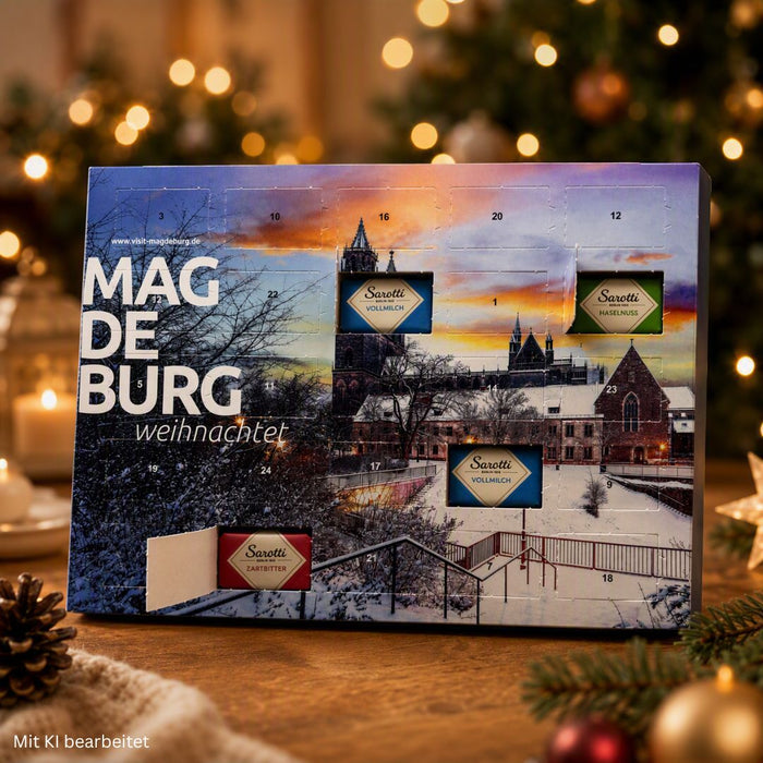 Adventskalender mit Schokoladenmischung von Sarotti