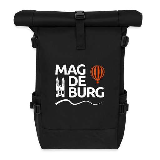 Rolltop Rucksack - Schwarz