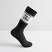 Farbige Tennissocken - Weiß/Schwarz