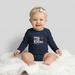 Baby Organic Langarmbody - Navy