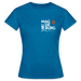 Frauen T-Shirt - Antikblaues Saphir meliert