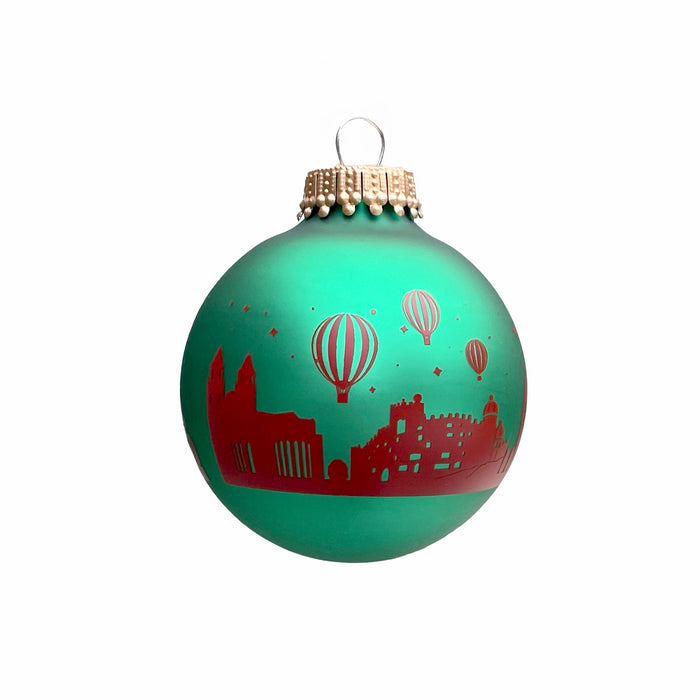 Christbaumkugeln grün rot — magdeburg-shop