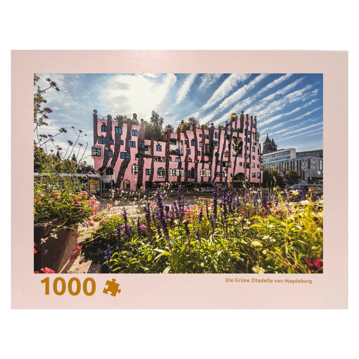 Puzzle - Die Grüne Zitadelle von Magdeburg - 1000 Teile