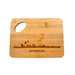 Vesperbrettchen aus Holz mit Magdeburg Skyline Gravur, stilvoll und nachhaltig gestaltet.