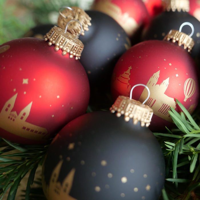 Christbaumkugel - Magdeburger Skyline