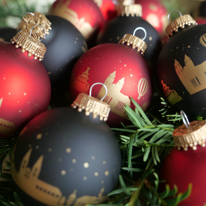 Christbaumkugel - Magdeburger Skyline